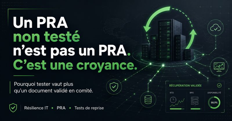 Illustration de l'article Un PRA non testé n’est pas un PRA. C’est une croyance.