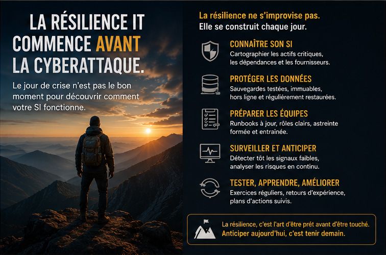 Illustration de l'article La résilience IT commence avant la cyberattaque
