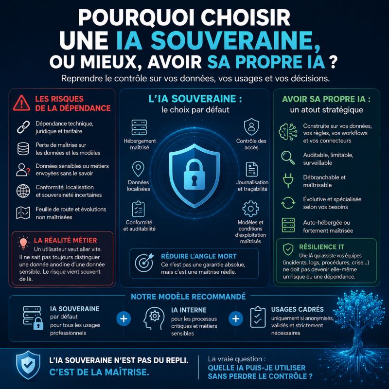 Illustration de l'article Pourquoi choisir une IA souveraine, ou mieux, avoir sa propre IA ?