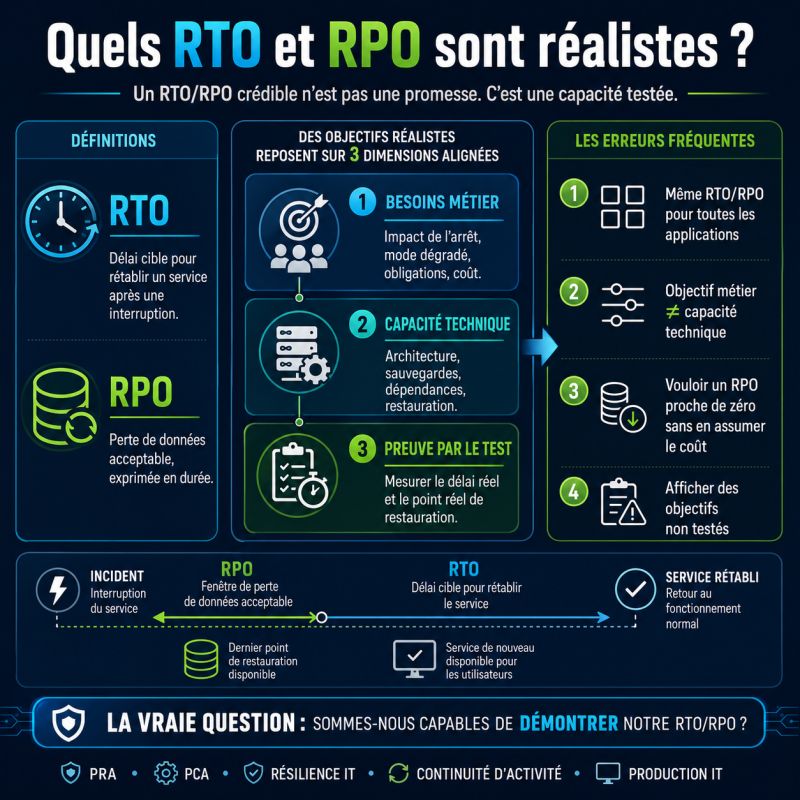 Illustration de l'article Quels RTO et RPO sont réalistes ?