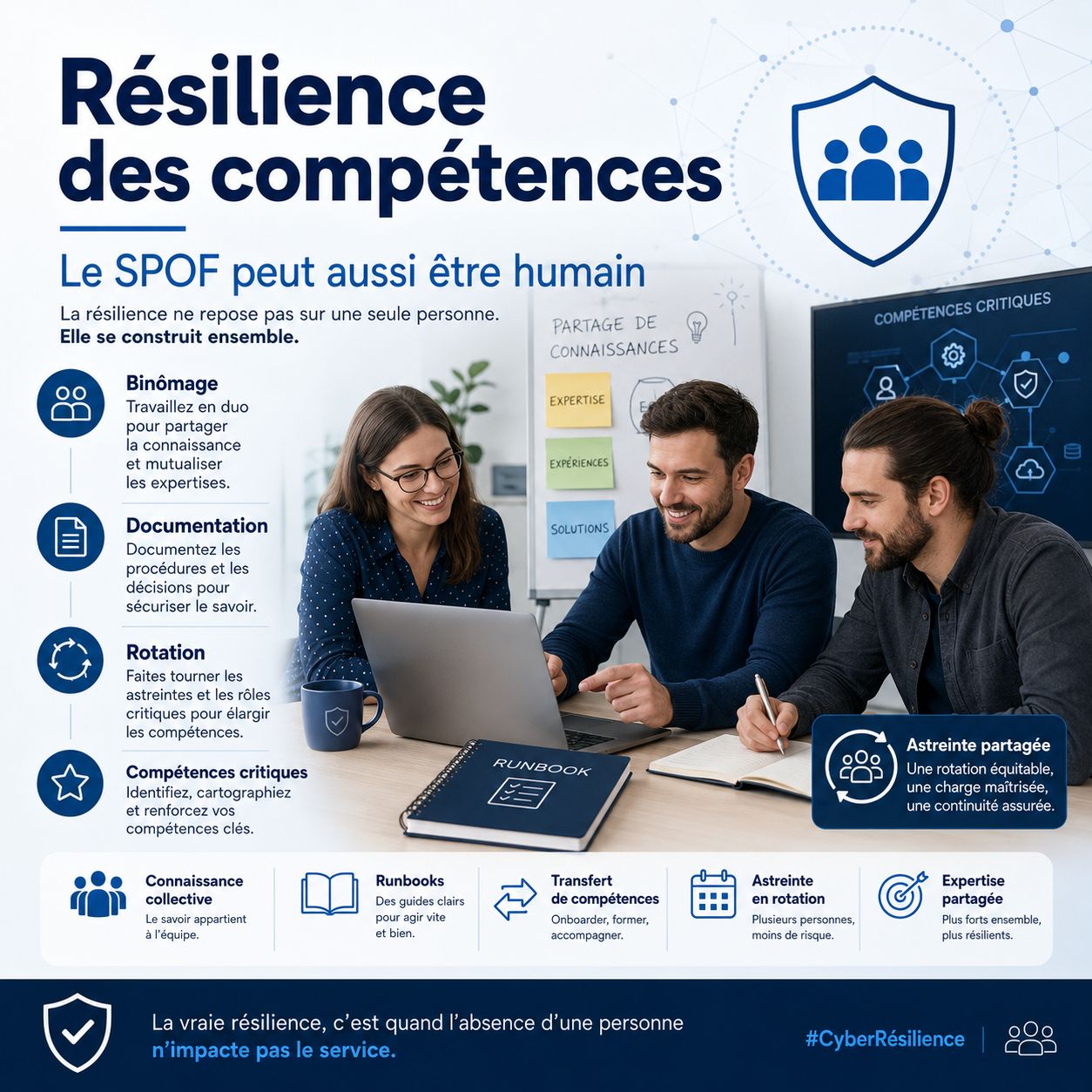 Illustration de l'article La résilience des compétences : et si votre SPOF était humain ?