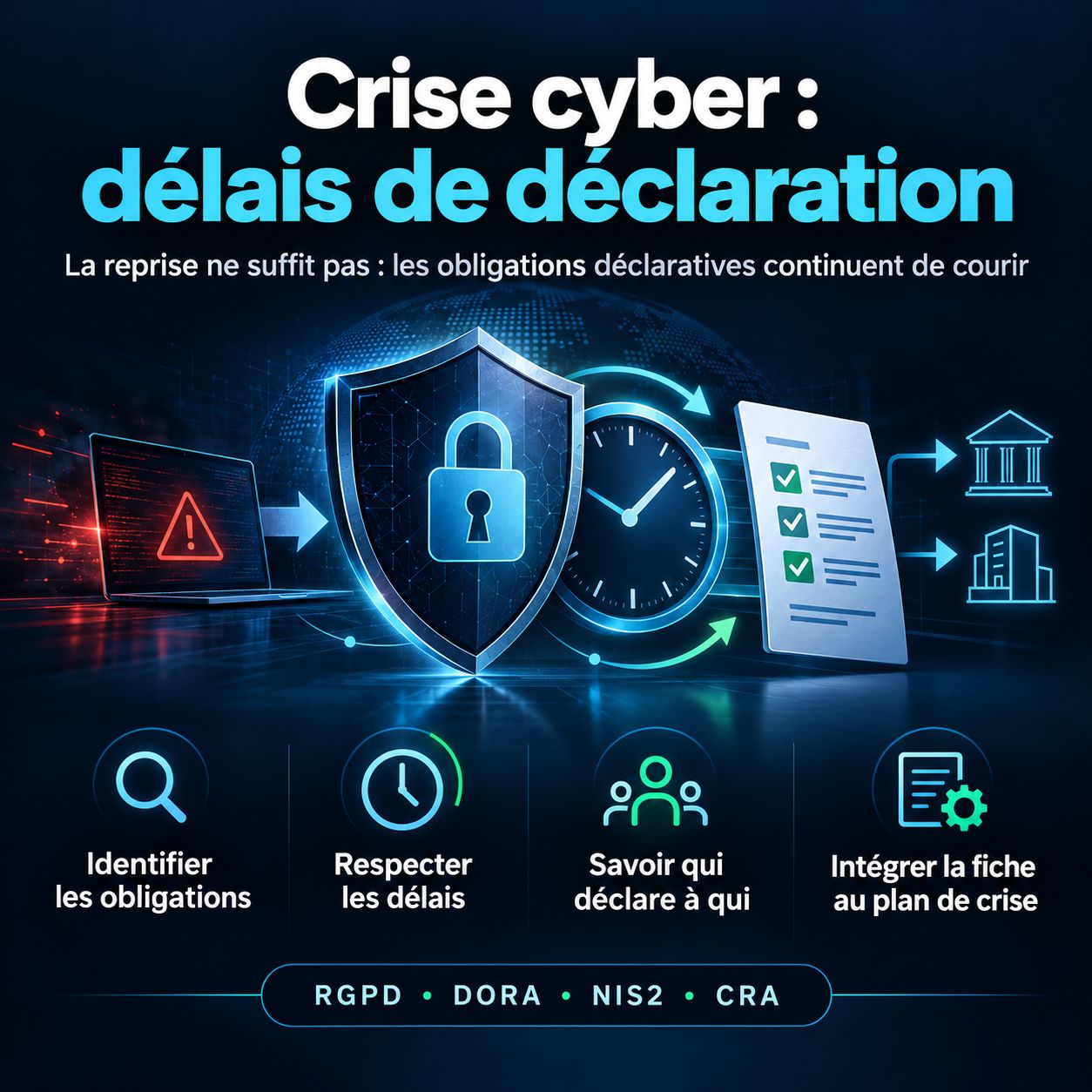 Illustration de l'article Cyberattaque : avez-vous pensé aux délais de déclaration ?